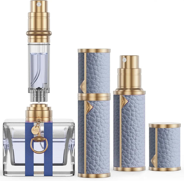 Perfume Travel Refillable Bottle 5ml Perfume Atomizer Bottle Portable Size Sprayer Bottle Luxurious Pocket Perfume Dispenser