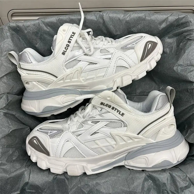 Chunky Sneakers Men Women Brand Designer Luxury Shoes Women's Casual Shoes Unisex Thick Sole Daddy Sneakers Girls Sports Shoes