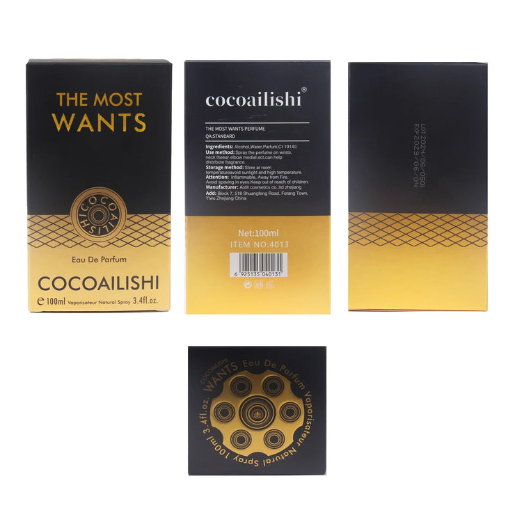 Lasting Fragrance 100ML The Most Want High Quality Perfume  Eau De Parfum Strong Pheromone Men Cologne Perfumes Mujer Originales