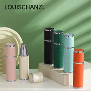 Louischanzl Perfume Atomizer Bottle magnet  Portable leather Sprayer for Boarding Tight Sealing Travel Perfume Spray gift 5ml