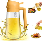 500ml Glass oil spray kitchen Spray Oil Sprayer Bottle Spray Oil Dispenser Oils Jar Cruet BBQ Baking Roasting Picnic Tool