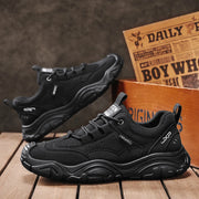 Sneakers for Men Fashion Lace Up Platform Shoe White Breathable Comfortable Male Sport Running Shoes Zapatillas 2025