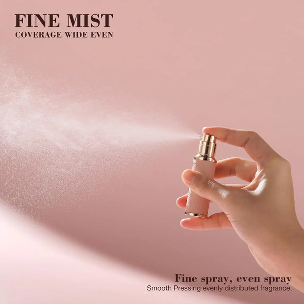 Perfume Travel Refillable Bottle 5ml Perfume Atomizer Bottle Portable Size Sprayer Bottle Luxurious Pocket Perfume Dispenser