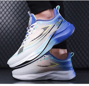 Men's Shoes Mesh Shoes Men's Lightweight Soft-Soled Running Shoes Spring and Summer Breathable Trendy Shoes Casual Non-Slip Spor