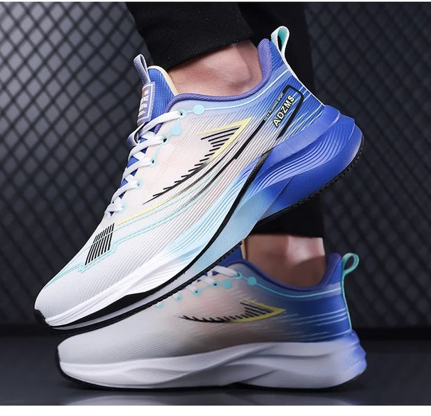 Men's Shoes Mesh Shoes Men's Lightweight Soft-Soled Running Shoes Spring and Summer Breathable Trendy Shoes Casual Non-Slip Spor