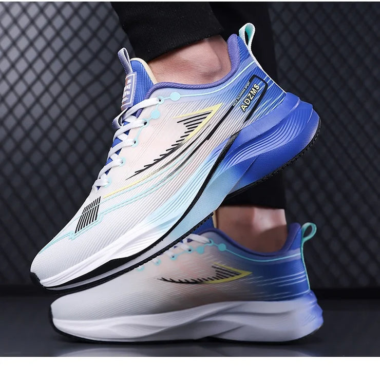 Men's Shoes Mesh Shoes Men's Lightweight Soft-Soled Running Shoes Spring and Summer Breathable Trendy Shoes Casual Non-Slip Spor