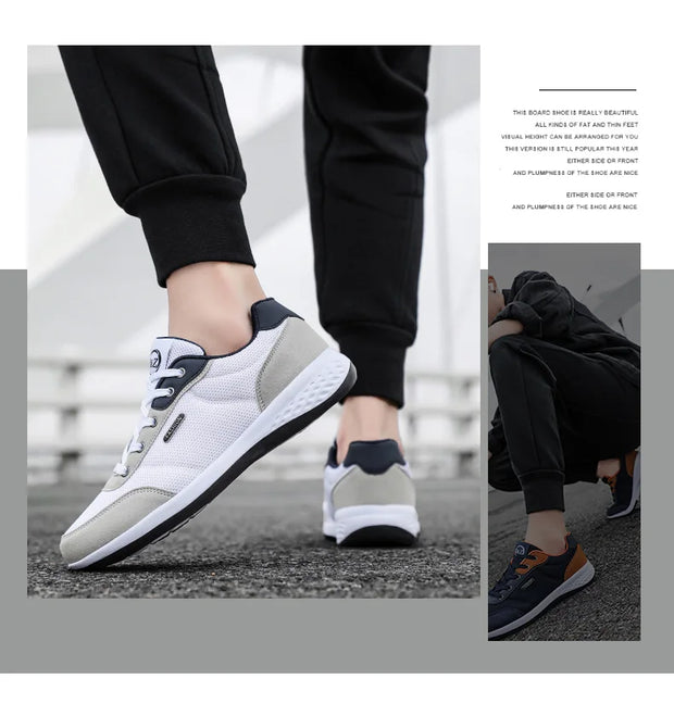 Men Running Shoes Trend Casual Shoes Fashion Mesh Breathable Leisure Male Sneakers Non-Slip Footwear Walking Men Jogging Shoes