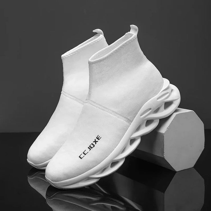 Socks Shoes for Men Black Sneakers Light Breathable Women Runing Shoes Outdoor Platform High Top Men Shoes New Unisex Sport Shoe