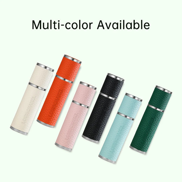 Louischanzl Perfume Atomizer Bottle magnet  Portable leather Sprayer for Boarding Tight Sealing Travel Perfume Spray gift 5ml