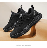 Sneakers for Men Fashion Lace Up Platform Shoe White Breathable Comfortable Male Sport Running Shoes Zapatillas 2025