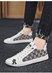 Luxury Black Men's Canvas Sneakers Designer Flat Vulcanized Shoes Men Low Top Casual Skateboard Shoes For Men Fashion Sneakers