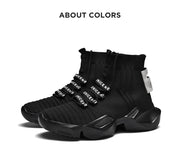 2025 New In Men's Retro Sock Sneakers High Top Chunky Men Shoes Breathable Thick Bottom Casual Shoes Zapatos De Hombre