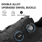 Santic Cycling Mountain Lock Shoes Outdoor Riding Sport MTB Bike Indoor Biking Carbon Fiber Sole Sneakers Comfortable Breathable