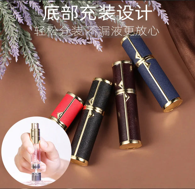 Mist Spray Bottle 5ml Perfume Atomizer Portable High Quality Steel Sprayer Suitable Boarding Tight Sealing Travel Perfume Spray