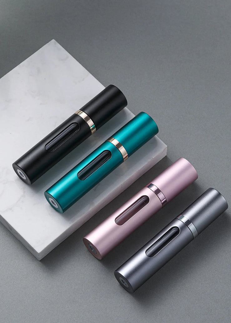 5ml Glass Refillable Perfume Bottle with Spray Scent Pump Portable Travel Empty Cosmetic Containers Mini Spray Atomizer Bottle