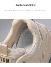 Sneakers for Men Fashion Lace Up Platform Shoe White Breathable Comfortable Male Sport Running Shoes Zapatillas 2025