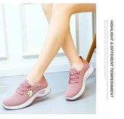 2025 NEW Stylish Women's Casual Flats in Fabric, Soft Sole Sneakers for Light Running and Everyday Wear