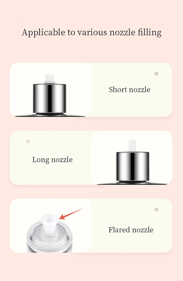 Louischanzl 10ml magnet Perfume Atomizer Bottle Portable leather Sprayer for Boarding Tight Sealing Travel Perfume Spray gift