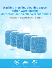 Detergent 4/8/12 PCS Household Cleaning Accessories Washing Machine Cleaning Tablets Effervescent Cleaning Tablets Cleaner For