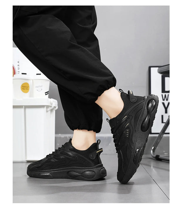 Men's Sneakers New Mesh Breathable Running Shoes Men's Casual Trendy Versatile Soft Sole Anti Slip Wear-resistant Men's Shoes