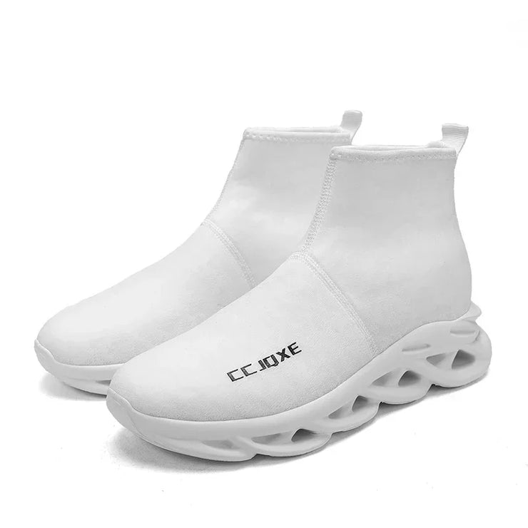 Socks Shoes for Men Black Sneakers Light Breathable Women Runing Shoes Outdoor Platform High Top Men Shoes New Unisex Sport Shoe