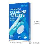 Water Bottle Cleaning Tablets Scale Cleaning Effervescent Tablets Decontamination Descaling Kettle Cleaning Kitchen Cleaner
