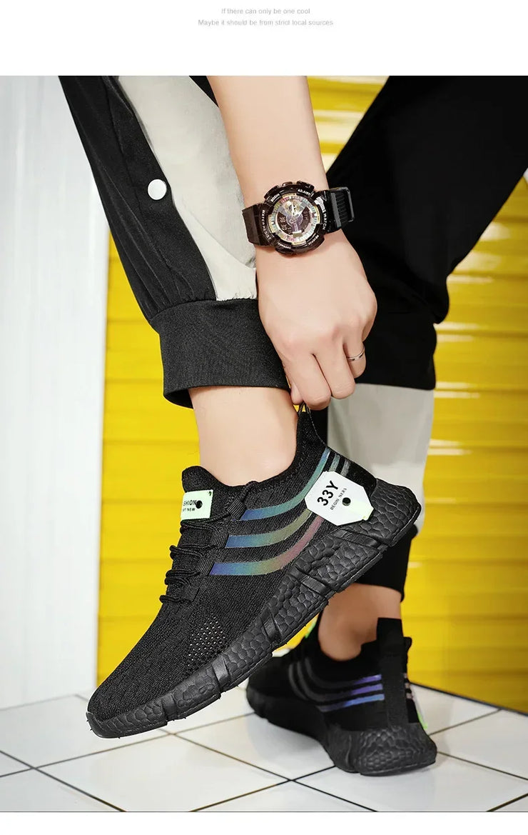 Summer Shoes Men Fashion Sneakers Breathable Mesh Casual Sneakers Tennis Female Lightweight Luxury Brand Trendy Shoes 2024