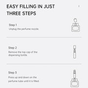Louischanzl 10ml magnet Perfume Atomizer Bottle Portable leather Sprayer for Boarding Tight Sealing Travel Perfume Spray gift