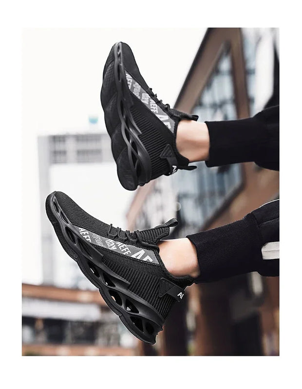 2025 New Men's Sneakers Mesh Breathable Running Shoes Fashion Outdoor Lace Up Sport Casual Shoes Lightweight Comfortable