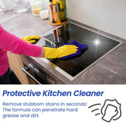 Powerful Kitchen Grease Cleaner Powder-Effective On Stainless Steel, Porcelain,Enamel,Painted Surfaces-Cleans Grease In Kitchen