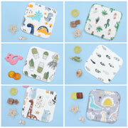 (6pcs per set) Baby Cotton Bamboo Wipes Reusable Baby Wipe Fashion Washable