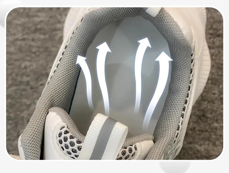 Women Sneakers Platform Flat Shoes Trainers Ladies Thick Sole Sneakers Fashion Casual Shoes Thick Sole Tennis Vulcanized Shoes