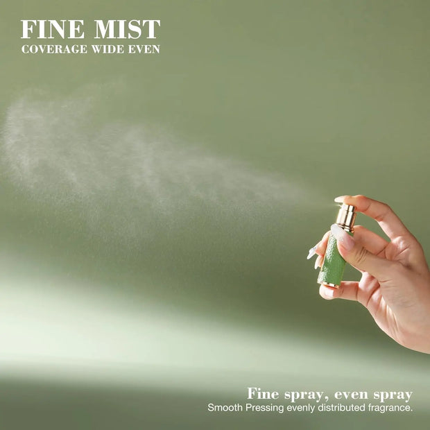Perfume Travel Refillable Bottle 5ml Perfume Atomizer Bottle Portable Size Sprayer Bottle Luxurious Pocket Perfume Dispenser