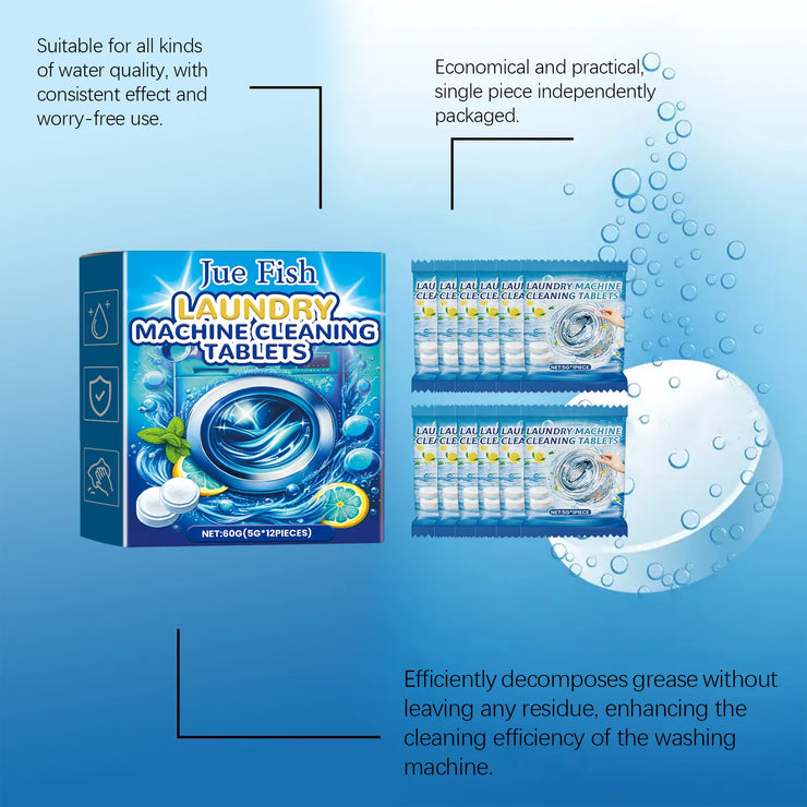 2025 Washing Machine Cleaning Effervescent Tablets, Powerful Dirt Removal, Cleaning Effervescent Tablets, Cleaning Tablets
