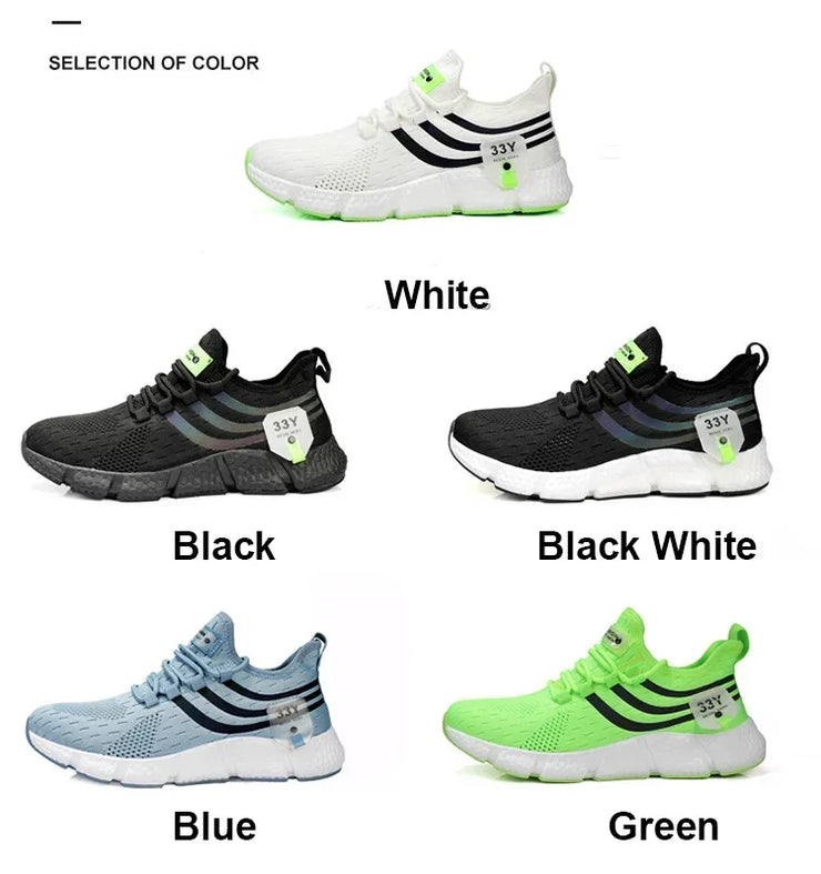 Summer Shoes Men Fashion Sneakers Breathable Mesh Casual Sneakers Tennis Female Lightweight Luxury Brand Trendy Shoes 2024