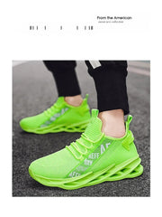 2025 New Men's Sneakers Mesh Breathable Running Shoes Fashion Outdoor Lace Up Sport Casual Shoes Lightweight Comfortable