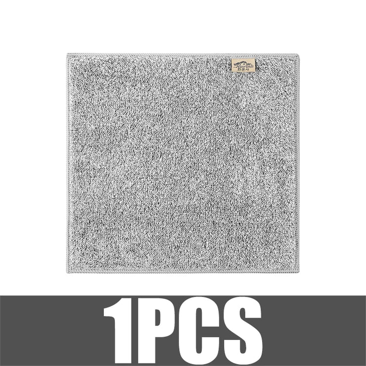 Bamboo Charcoal Fiber Cleaning Cloth Rags Water Absorption Non-Stick Oil Washing Kitchen Towel Household Cleaning Wiping Tools