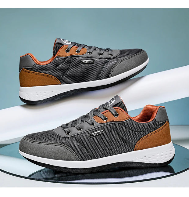 Men Running Shoes Trend Casual Shoes Fashion Mesh Breathable Leisure Male Sneakers Non-Slip Footwear Walking Men Jogging Shoes