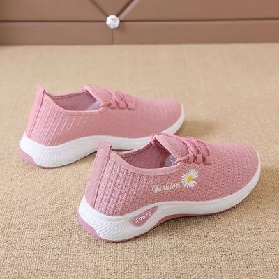 2025 NEW Stylish Women's Casual Flats in Fabric, Soft Sole Sneakers for Light Running and Everyday Wear