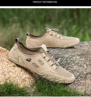 Men Fashion Sneakers Mesh Casual Shoes Lether Lac-up Mens Summer Lightweight Vulcanize Shoes Walking Sneakers Zapatillas Hombre