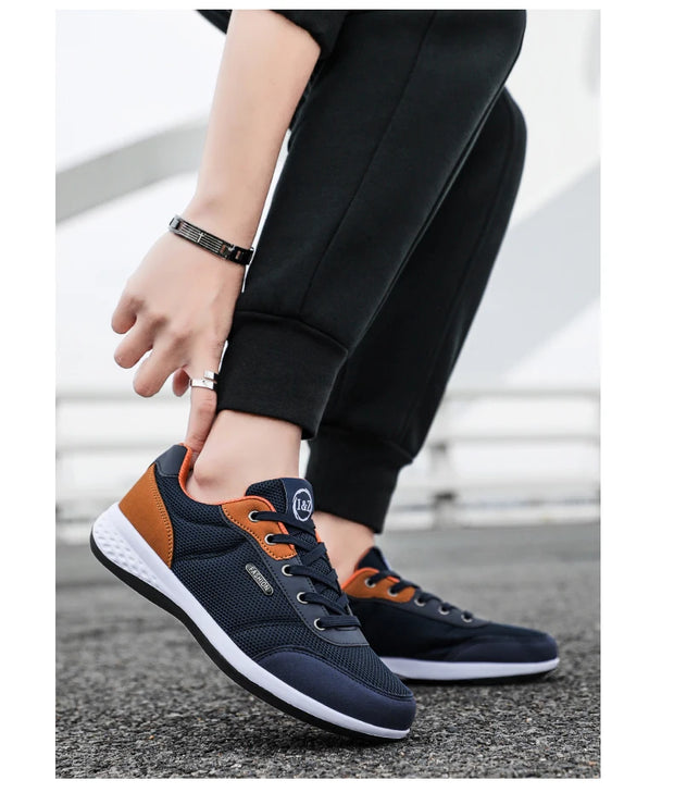 Men Running Shoes Trend Casual Shoes Fashion Mesh Breathable Leisure Male Sneakers Non-Slip Footwear Walking Men Jogging Shoes