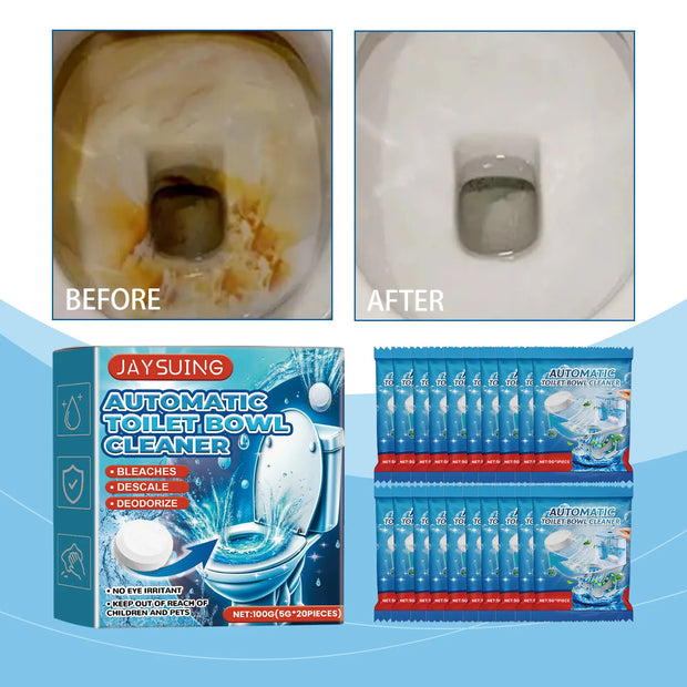 12/20Pcs Household Cleaning Accessories Washing Machine/Toilet Bowl/Pipe Cleaning Tablets Effervescent Cleaning Tablets Cleaner