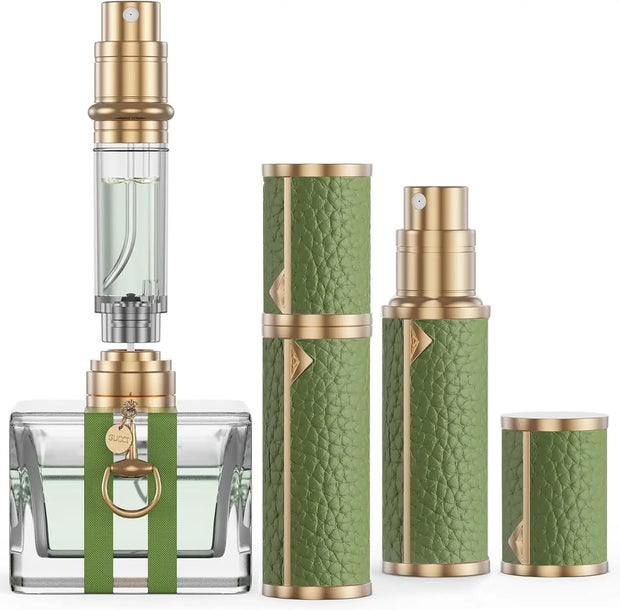 Perfume Travel Refillable Bottle 5ml Perfume Atomizer Bottle Portable Size Sprayer Bottle Luxurious Pocket Perfume Dispenser