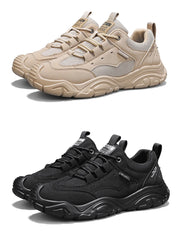 Sneakers for Men Fashion Lace Up Platform Shoe White Breathable Comfortable Male Sport Running Shoes Zapatillas 2025
