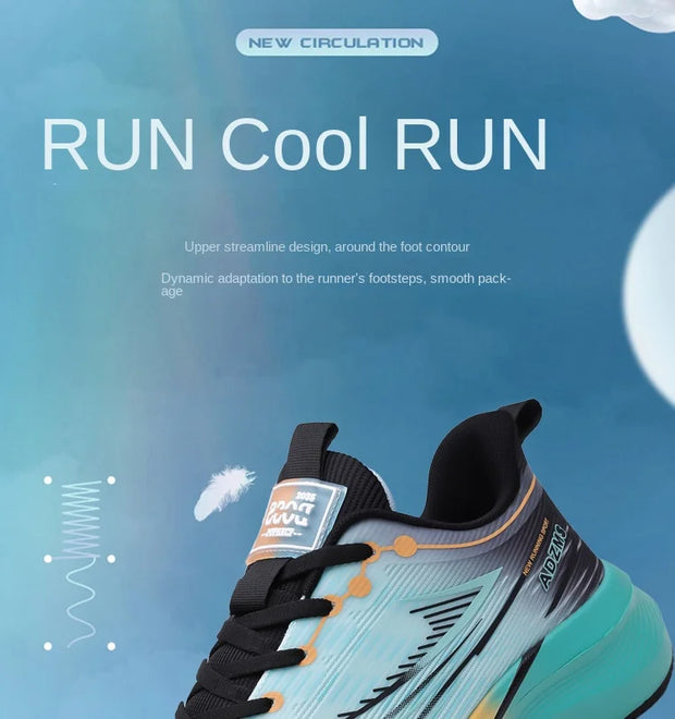 Men's Shoes Mesh Shoes Men's Lightweight Soft-Soled Running Shoes Spring and Summer Breathable Trendy Shoes Casual Non-Slip Spor