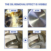 Powerful Kitchen Grease Cleaner Powder-Effective On Stainless Steel, Porcelain,Enamel,Painted Surfaces-Cleans Grease In Kitchen