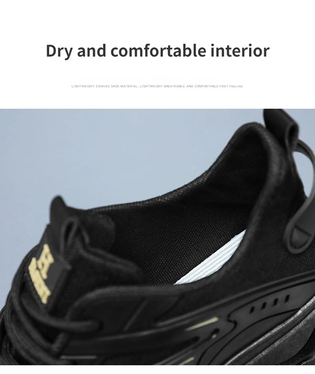 Men's Sneakers New Mesh Breathable Running Shoes Men's Casual Trendy Versatile Soft Sole Anti Slip Wear-resistant Men's Shoes