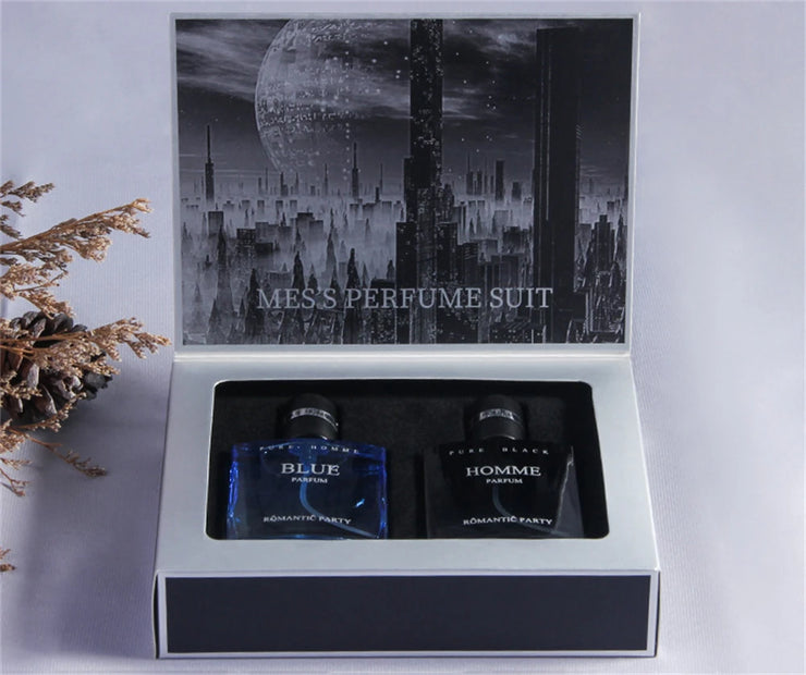 Fascination Man Perfume Gift Box 2pcs Set 60ml Men Perfumes Hombres Originales Fresh Fragrance Spray Cologne Scent Parfums Homme