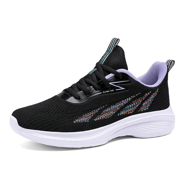 Women's Running Shoes Mesh Soft Sole Outdoor Sports Shoe Tennis Breathable Fashion Sneakers