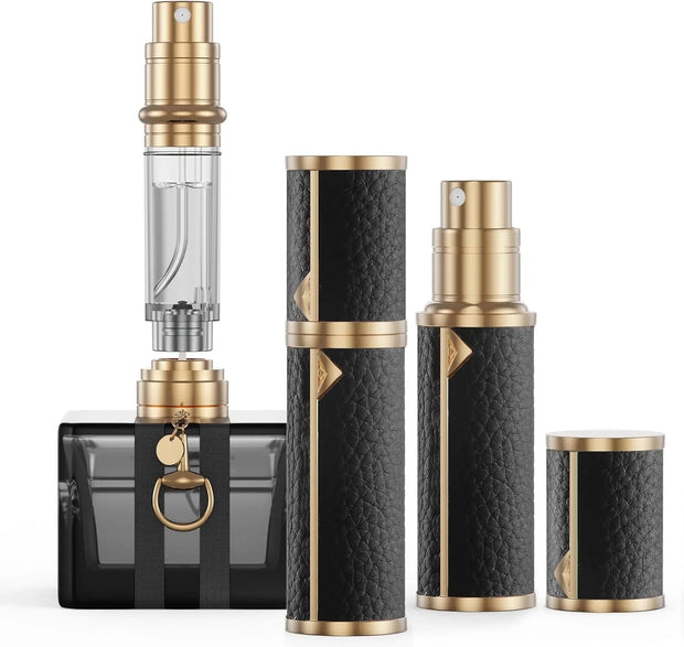Perfume Travel Refillable Bottle 5ml Perfume Atomizer Bottle Portable Size Sprayer Bottle Luxurious Pocket Perfume Dispenser